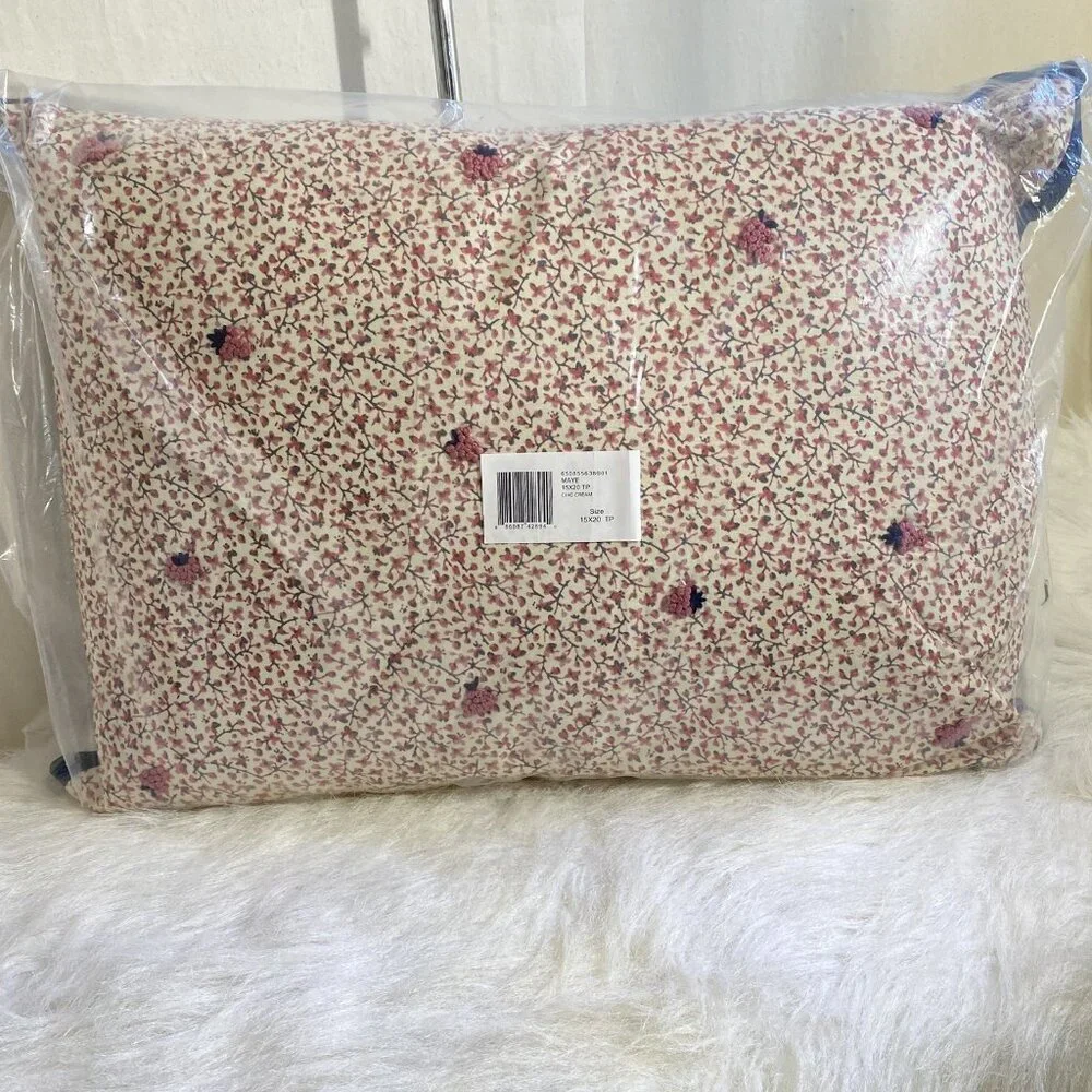 New Ralph Lauren Addison Maye Cream Decorative Throw Pillow $185